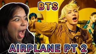 BTS Airplane PT 2 MV  FIRST TIME REACTION [upl. by Arundell]