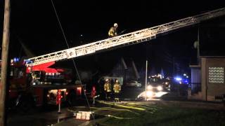 Flahstraß Geilenkirchen Dachstuhlbrand am Samstag morgen [upl. by Namruht54]