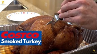 How To Cook Kirkland Smoked Turkey from Costco  Chef Dawg [upl. by Ardnalak]