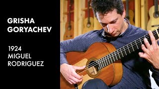 Paco de Lucias ‘Malaguena de Lecuona’  Grisha Goryachev plays 1924 Miguel Rodriguez [upl. by Zasuwa192]