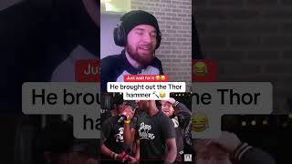 He brought out the Thor hammer 🔨😂  PenGame rap battle [upl. by Yauqaj]