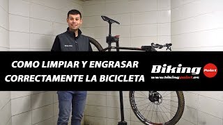 Como limpiar y engrasar correctamente la bicicleta [upl. by Aihtebat]