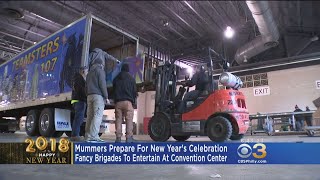 Mummers Prepare For New Years Celebration [upl. by Alemat]