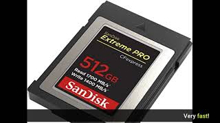 User Review SanDisk 512GB Extreme PRO CFexpress Card Type B  SDCFE512GGN4IN [upl. by Auhsohey746]