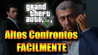 GTA V Online MUITO DINHEIRO Altos Confrontos no difícil FACILMENTE [upl. by Bayless36]