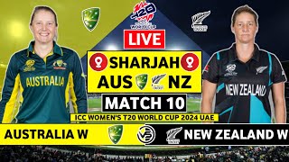 Womens T20 World Cup Live Australia v New Zealand Live  AUS W v NZ W Live Commentary  AUS Batting [upl. by Premer]