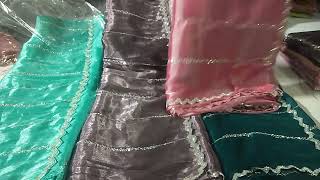 Kam Dam Mein behtarin design Jimmy Choo sarees contact9694998383 [upl. by Harland]