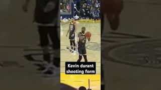 Kevin Durant shooting form [upl. by Aneis]