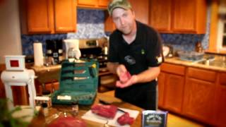 Love of the Hunt TV Making Moose Jerky with a Weston Jerky Slicer [upl. by Villiers]