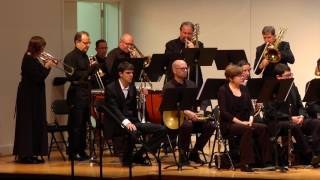 Moravian Music Fdtn amp Moramus Chorale Anniversary Concert  05Sonata 1 for SATB trombone choir [upl. by Dier]