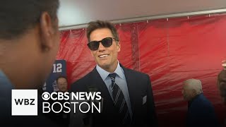 Tom Brady arrives at Patriots Hall of Fame ceremony [upl. by Ennaeirb127]