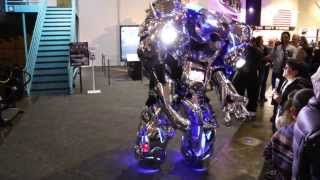 THIS ROBOT VS the Robot punches drunk guy Butlins Bognor 2010 [upl. by Neyr]