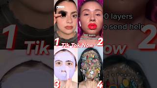 100 LAYERS CHALLENGEWhostheBest123 or 4shorts tiktok viral [upl. by Lalib]