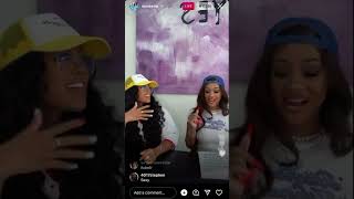 SAWEETIE amp HER interview and talk CLOSER IG Live 22222 [upl. by Witherspoon]