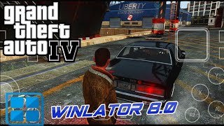 GTA IV v1040 Working With Mods High Set 720p Control Or Games Bug Winlator 80 Android Offline [upl. by Groome983]