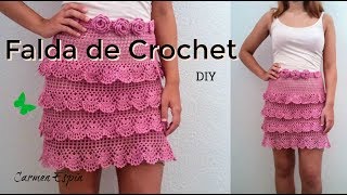 FALDA DE CROCHET FÁCILDIY [upl. by Asiral]