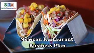 Mexican restaurant business plan  template with example and sample [upl. by Iniretake]