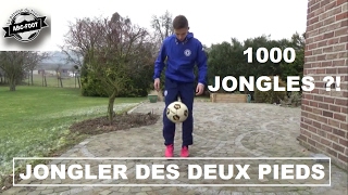 COMMENT JONGLER DES DEUX PIEDS  1000 JONGLES [upl. by Apurk]