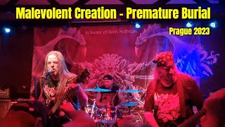 Malevolent Creation Premature Burial Live in Praha 2023 [upl. by Rriocard]