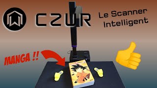 Scanner intelligent Czur Shine Ultra Pro  parfait pour les mangas [upl. by Wasson482]