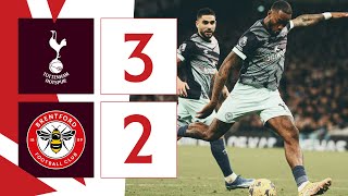 Toney scores but Spurs win derby 😤  Tottenham Hotspur 32 Brentford  Premier League Highlights [upl. by Iemaj]