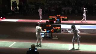 29032011 wf CHM Individual Mer Morte 8 green GOLYA Fruzsina HUN 6 vs KIEFER Lee USA 15 sd no [upl. by Esaele]