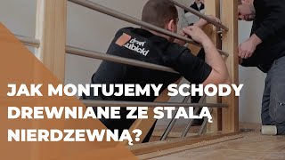 252  Montowaliśmy balustrady stal nierdzewna plus drzewo [upl. by Notsag]