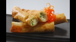 Paneer amp Cheese Cigars  Cooksmart  Sanjeev Kapoor Khazana [upl. by Hayalat]