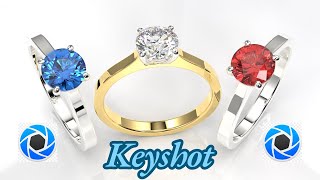 KeyShot Jewelry Rendering Tutorial  Create Photorealistic Renders in Minutes [upl. by Ardiekal557]