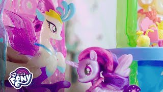 My Little Pony The Movie  Canterlot amp Seaquestria Castle Playset Official Video [upl. by Drofxer653]