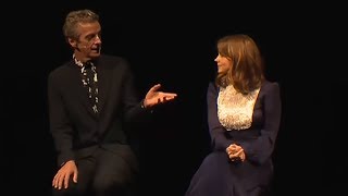 Doctor Who Cast Interview Peter Capaldi amp Jenna Coleman  BBC TV [upl. by Nie338]