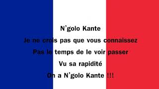 LE CHANT DES SUPPORTERS FRANCAIS LES TROIS POUSSINS BLEUS [upl. by Destinee498]