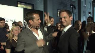 Gabriel Macht and Patrick J Adams at the Suits and Mr P [upl. by Mailliw]