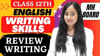 English Writing Skills Class 12th  Review Writing By newindianera nie english [upl. by Akiria]