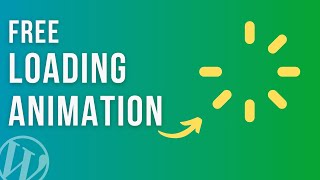 Add Free Loading AnimationPreloader to WordPress Website [upl. by Enylhsa]