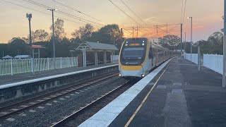 Trains in Brisbane NGRs on the outer Beenleigh line [upl. by Townshend]