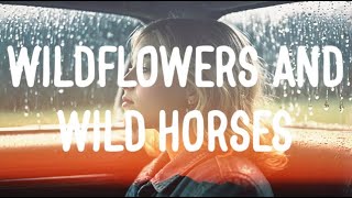 Lainey Wilson  Wildflowers and Wild Horses Lyrics  Rain ASMR [upl. by Suoivatco96]