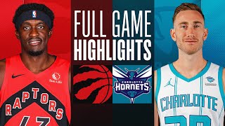 RAPTORS at HORNETS FULL GAME HIGHLIGHTS  December 8 2023 [upl. by Naivatco]