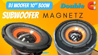 watch full video 👉👉subwoofer unboxing and working performance magnetz subwoofer [upl. by Enoob]