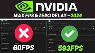 Best NVIDIA Control Panel Settings for GAMING in 2024 🔥🎮 [upl. by Jacinto]