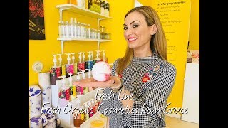 Fresh Line Fresh Organic Cosmetics from Greece [upl. by Kaylil425]