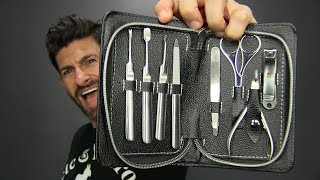 Manicure Kit Tutorial How To Do An AtHome Manicure  Nail Care For Men [upl. by Riffle216]