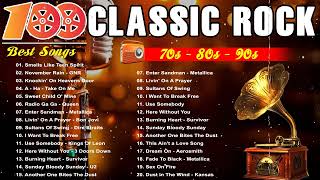 Classic Rock Songs 70s 80s 90s Full Album  Queen Eagles Pink Floyd Def Leppard Bon Jovi VOL05 [upl. by Loomis218]