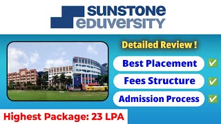 Sunstone Eduversity Gurgaon Haryana  Fees Structure  Placement  Highest Package  Akash Dash [upl. by Xonnel647]