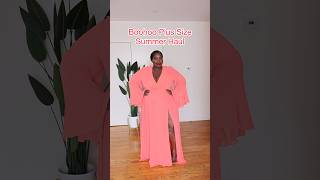 Boohoo Plus Size Haul Featuring Summer Dresses For Curvy Women [upl. by Armillia]