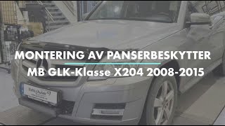 MB GLKKlasse X204 20082015  Panserbeskytter Monteringsanvisning [upl. by Dud772]