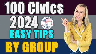 2024 US Citizenship Official USCIS 100 Civics Questions 2008 version BY GROUP [upl. by Macrae]