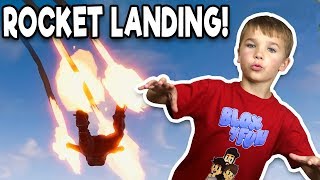 LANDING LIKE A ROCKET in FORTNITE BATTLE ROYALE [upl. by Asille]