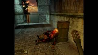 HalfLife 2 beta leak  d1town01 Unused Gman sighting [upl. by Julianne28]