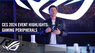 CES 2024 ROG Gaming Peripherals  Highlights [upl. by Linehan602]